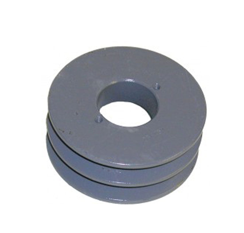 2BK34H Cast Iron Bushed Sheave Pulley for Dual Belt V-belt size 5L, B OD : 3.5" Double Grooves Pulley 2BK34H