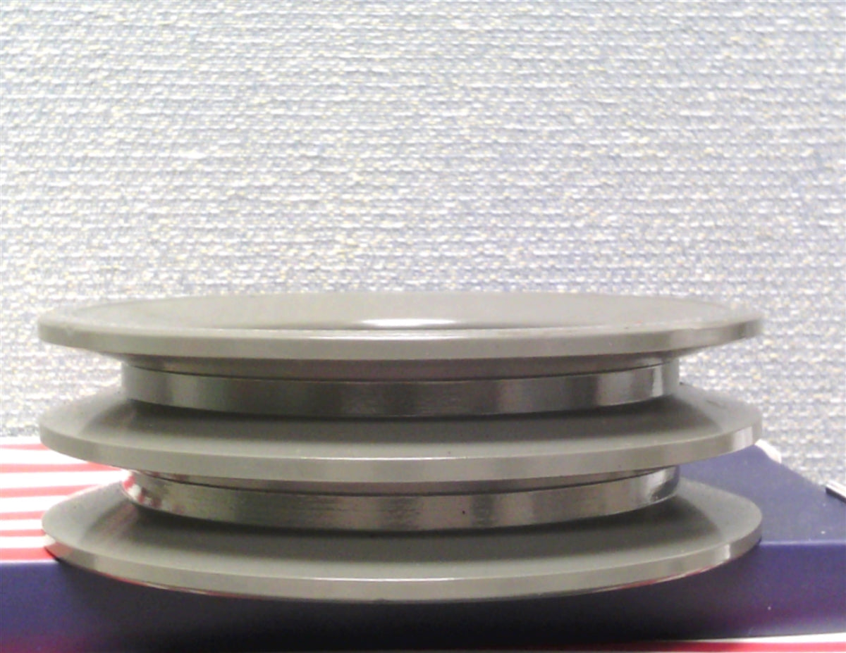 2BK45 1" Cast Iron Sheave Pulley for Dual Belt V-belt size 5L, B OD : 4.5" Double Grooves Pulley ID: 1"