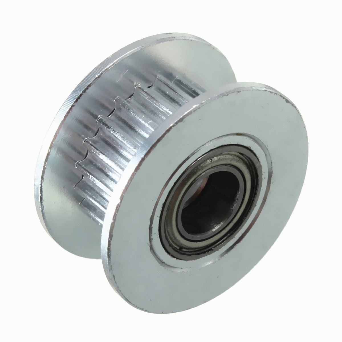 3mm Bore 6mm wide 20 Teeth Idler Pulley Aluminum With / Bearing for 3D Printer