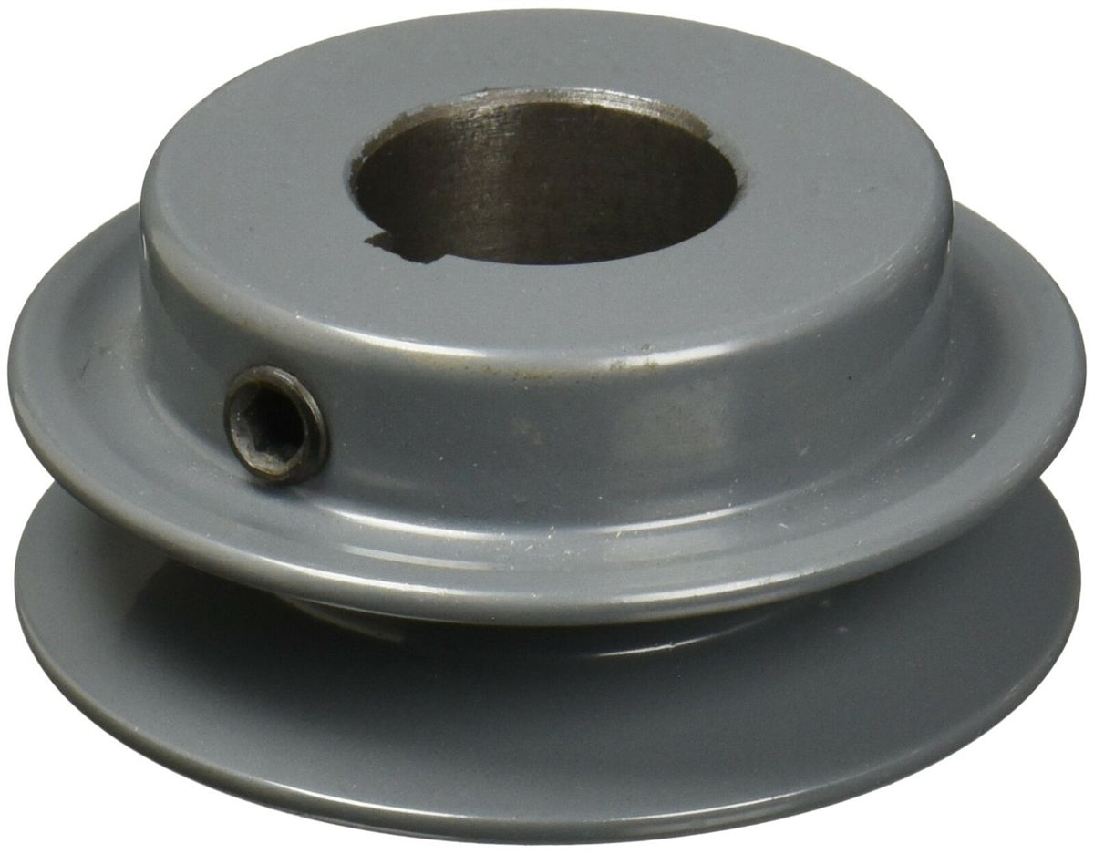BK35-5/8" Bore Solid Sheave Pulley with 3.5" OD , Hex set screws for V-belts size 4L, 5L BK35-5/8"
