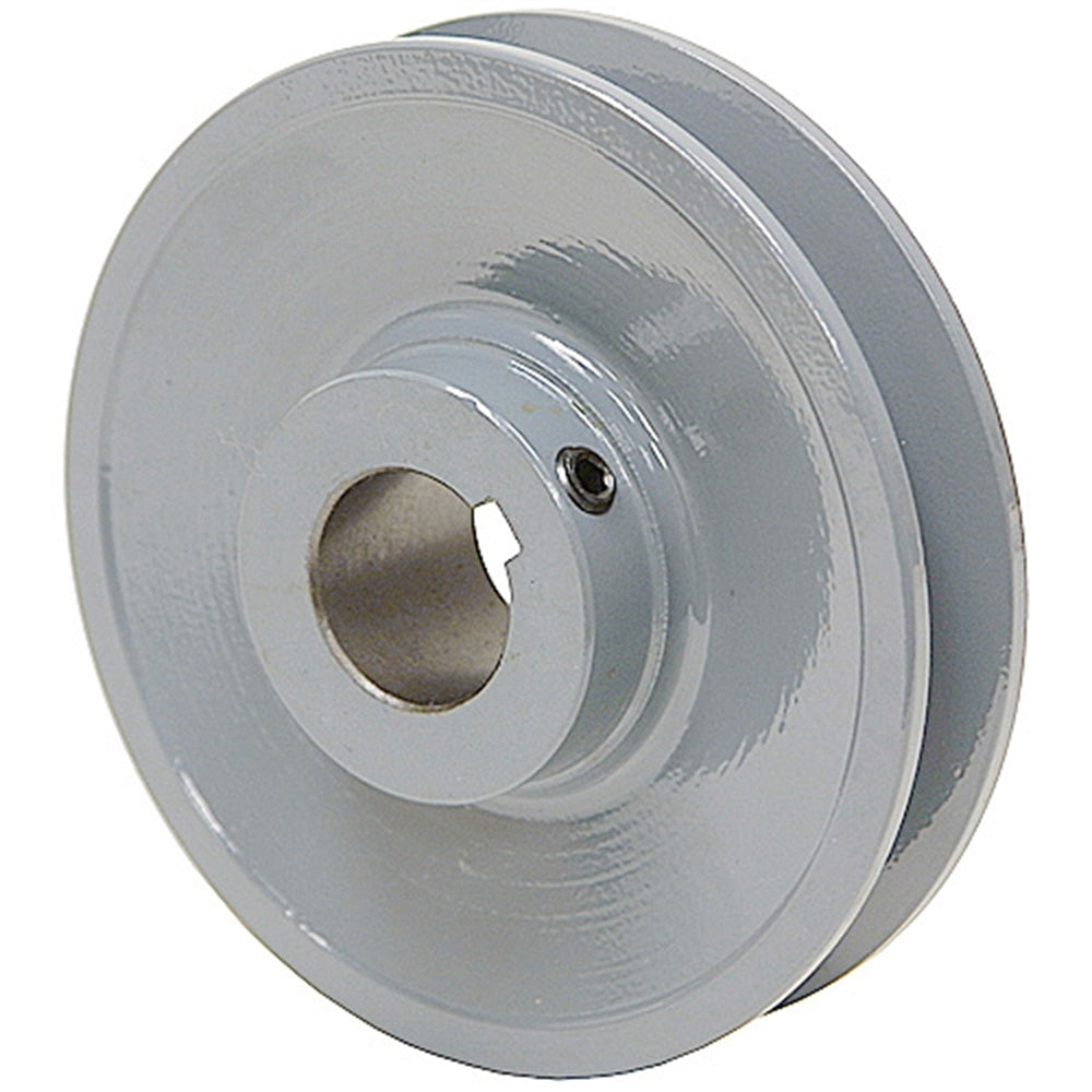 BK45-5/8" ID 5/8" ( 0.625" ) Bore cast iron Solid Pulley with 4.5" inch OD for V-belts size 4L, 5L (BK4558)