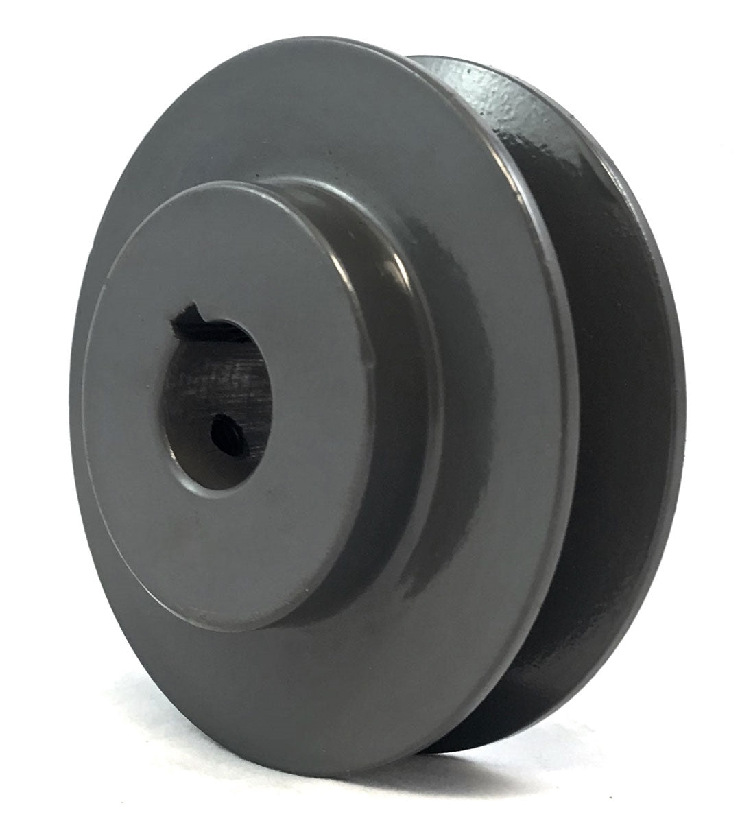 BK45-7/8" ID 7/8" ( 0.875" ) Bore cast iron Solid Pulley with 4.5" inch OD for V-belts size 4L, 5L (BK4578)